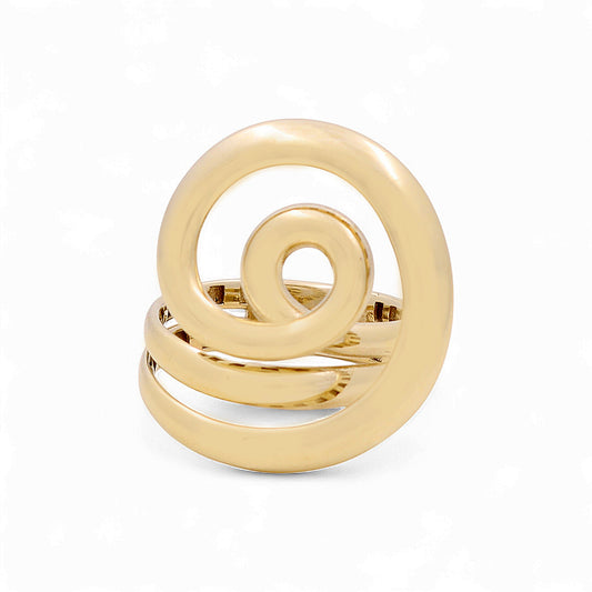 14K Yellow Gold Fashion Women's Ring / Size: 7.5 / Weight: 4.5 GR / DQWR4FS-75
