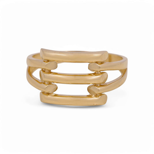 14K Yellow Gold Fashion Women's Ring / Size: 8.5 / Weight 2.5 GR / DOWR4FS-2