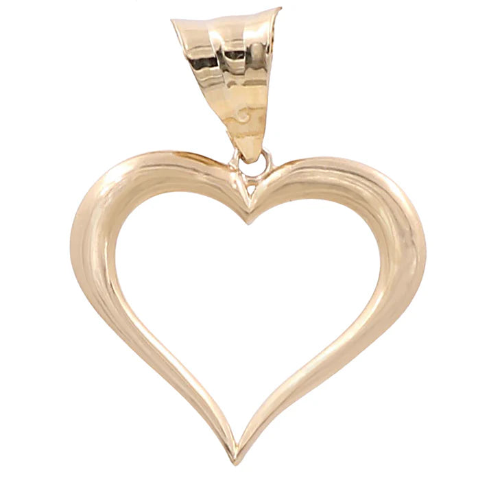 COPD4HR-1 14k B Weight 0.9gr Heart Pendant