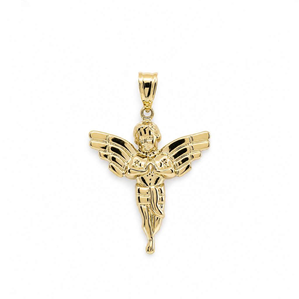 10K Yellow Gold Angel Pendant / Weight: 2.3 GR / P66P-133