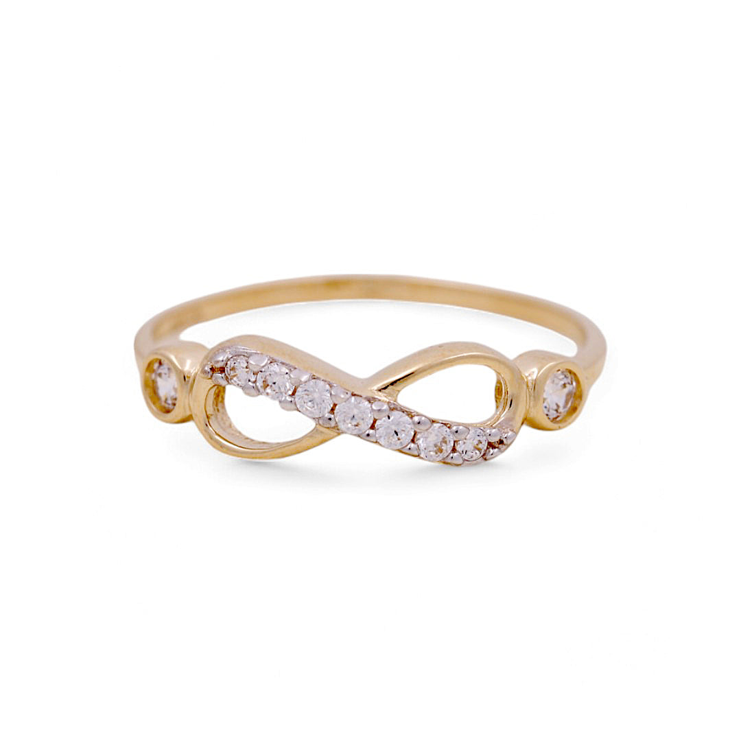 14K Yellow Gold Woman’s Infiniti Ring / Stone: CZ / Size: 6.5 / Weight: 1.2GR / IEEWR4IF-1