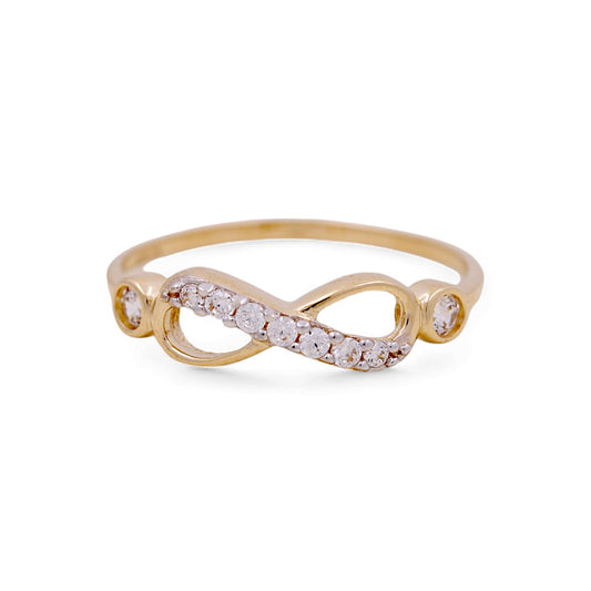 14K Yellow Gold Woman’s Infiniti Ring / Stone: CZ / Size: 6.5 / Weight: 1.2GR / IEEWR4IF-1