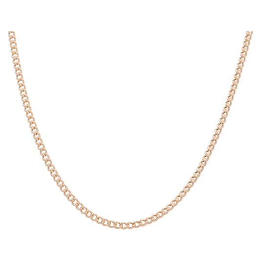 10K Yellow Gold Semisolid Cuban Link Chain / Size: 5.5mm 16" / Weight: 10.1gr / CCSCH0CL5.5-16