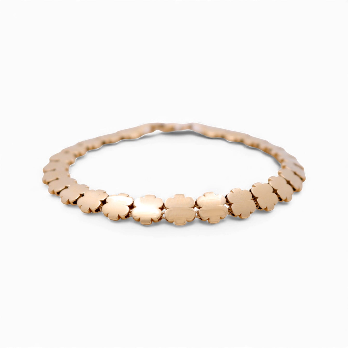 14K Yellow Gold Women's Fashion Bracelet / Size: 7" / Weight: 9.1GR / CCWB4FS-7
