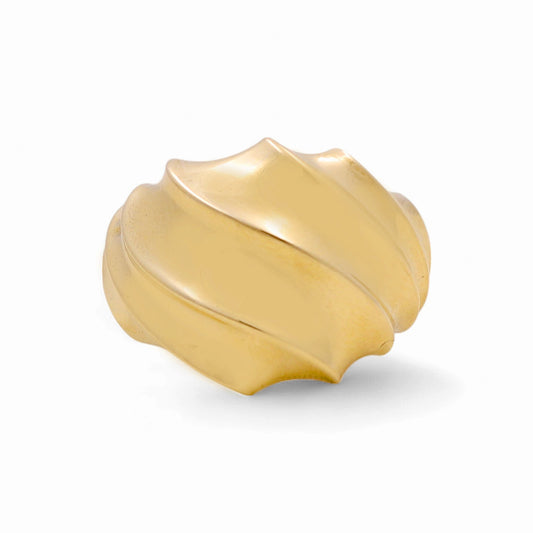 10K Yellow Gold Fashion Women's Ring / Size: 7.5 / Weight: 2.7 GR / DQWR0FS-21