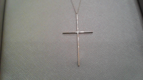 14K Yellow Gold Fashion Chain With Cross Pendant / Size: 3.6gr / Weight: /