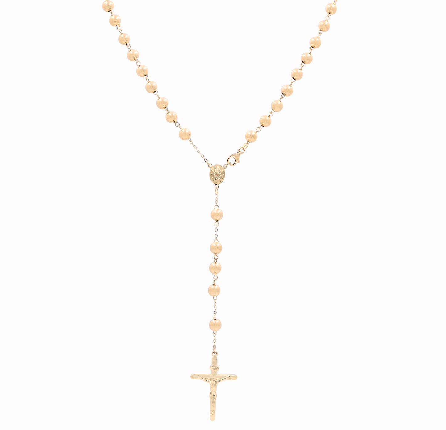 14K Yellow Gold Rosary / Size: 24" / Weight: 19.3 GR / 028-11107