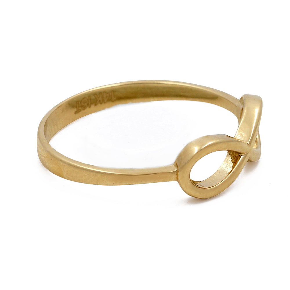 14K Yellow Gold Infinity Women's Ring