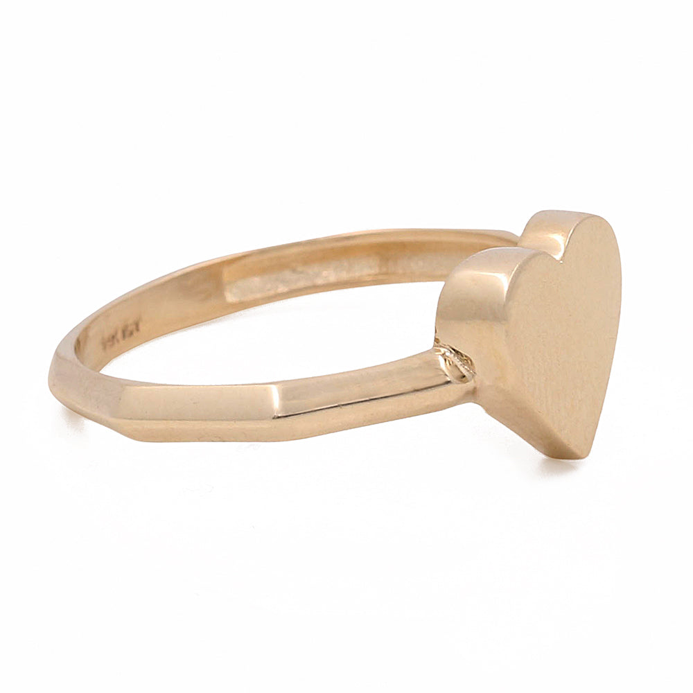 14K Yellow Gold Hearts Ring