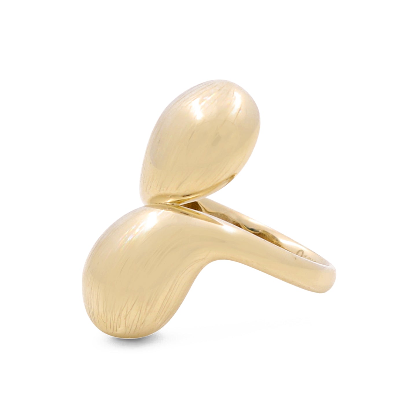 10K Yellow Gold Fashion Women's Ring / Size: 8 / Weight: 3.8 GR / DQWR0FS-16