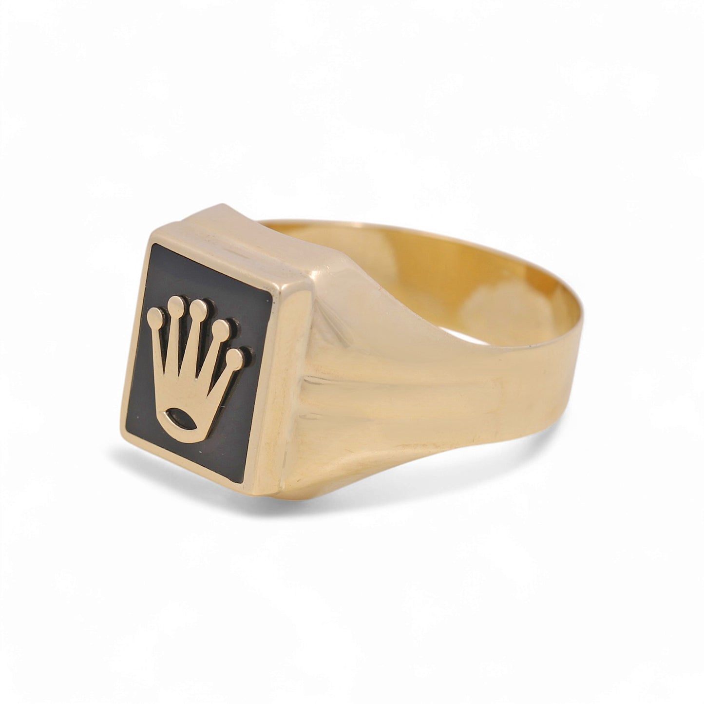 14K Yellow Gold Fashion RX Men's Ring with Onyx / Size: 12 / Weight: 4.9 GR / COMR4FSRX
