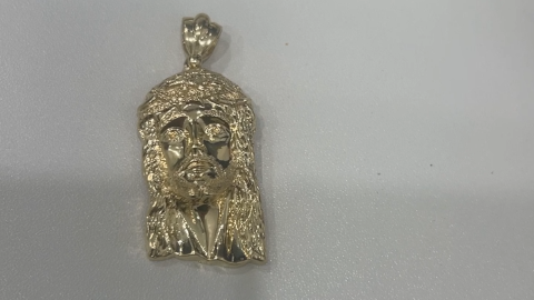 10K Yellow Gold Jesus Head Pendant / Weight: 8.4GR / BCAPD0CR