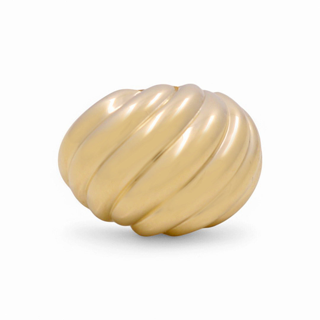10K Yellow Gold Fashion Women's Ring / Size: 7.5 / Weight: 4.7 GR / DPWR0FS-19