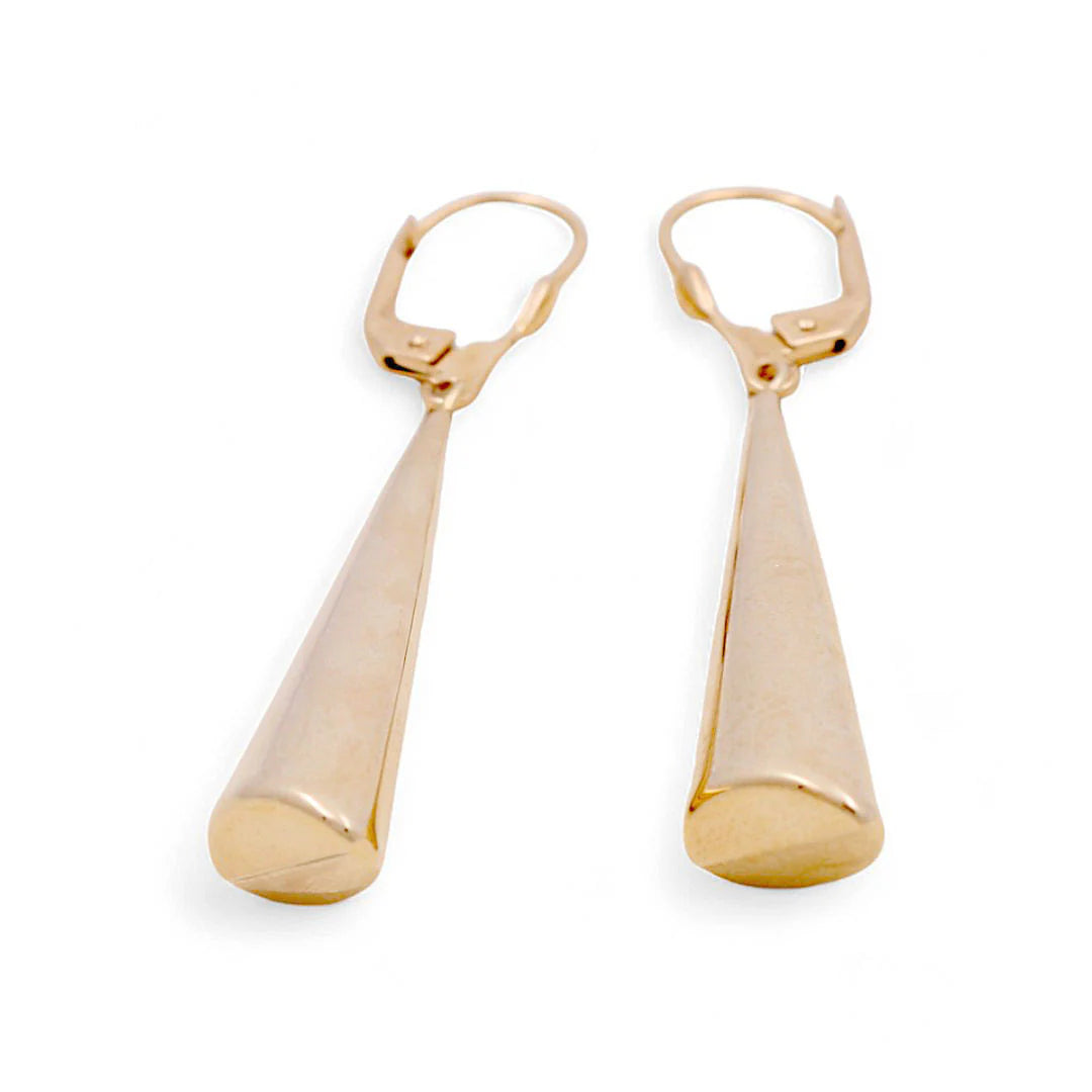 14K Yellow Gold Fashion Drops Earrings / Weight: 3.6 GR / IEEED4FS-2