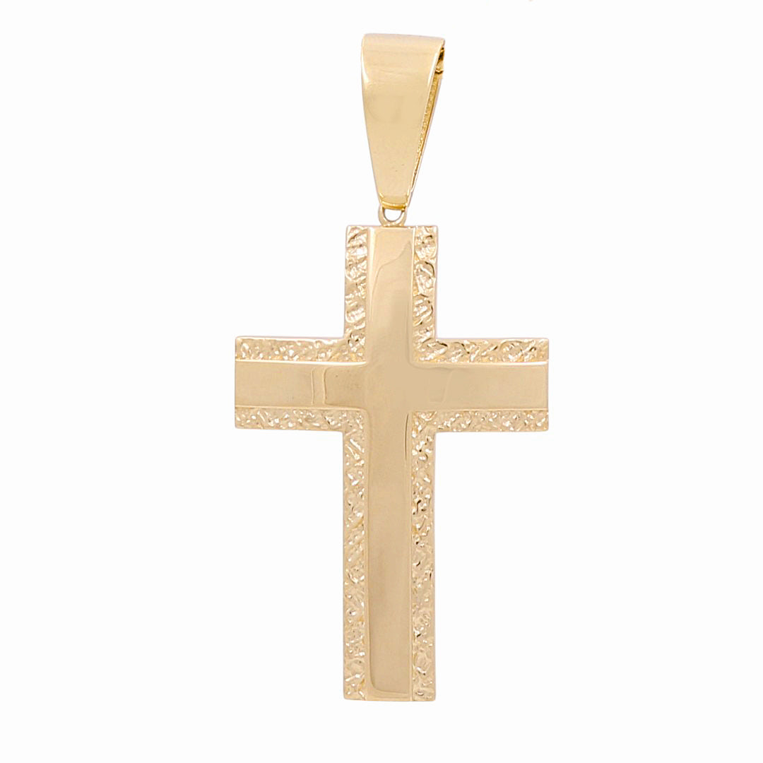 14K Yellow Gold Cross Pendant / Weight: 6 GR / 774-00142