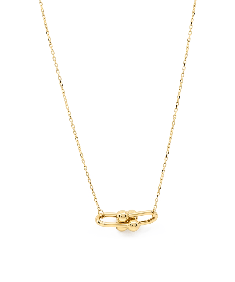 14K Yellow Gold Fashion TT Women's Necklace / Size: 18" / Weight: 4.1 GR / P10N-461
