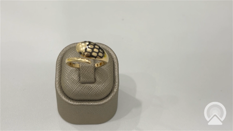 CLWR4SK 14k C Cz Weight 3gr Snake Women Ring