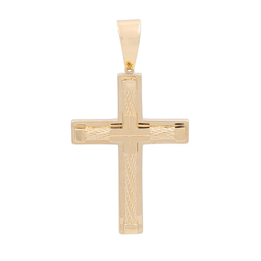 14K Yellow Gold Cross Pendant / Weight: 5.8 GR / 774-00143