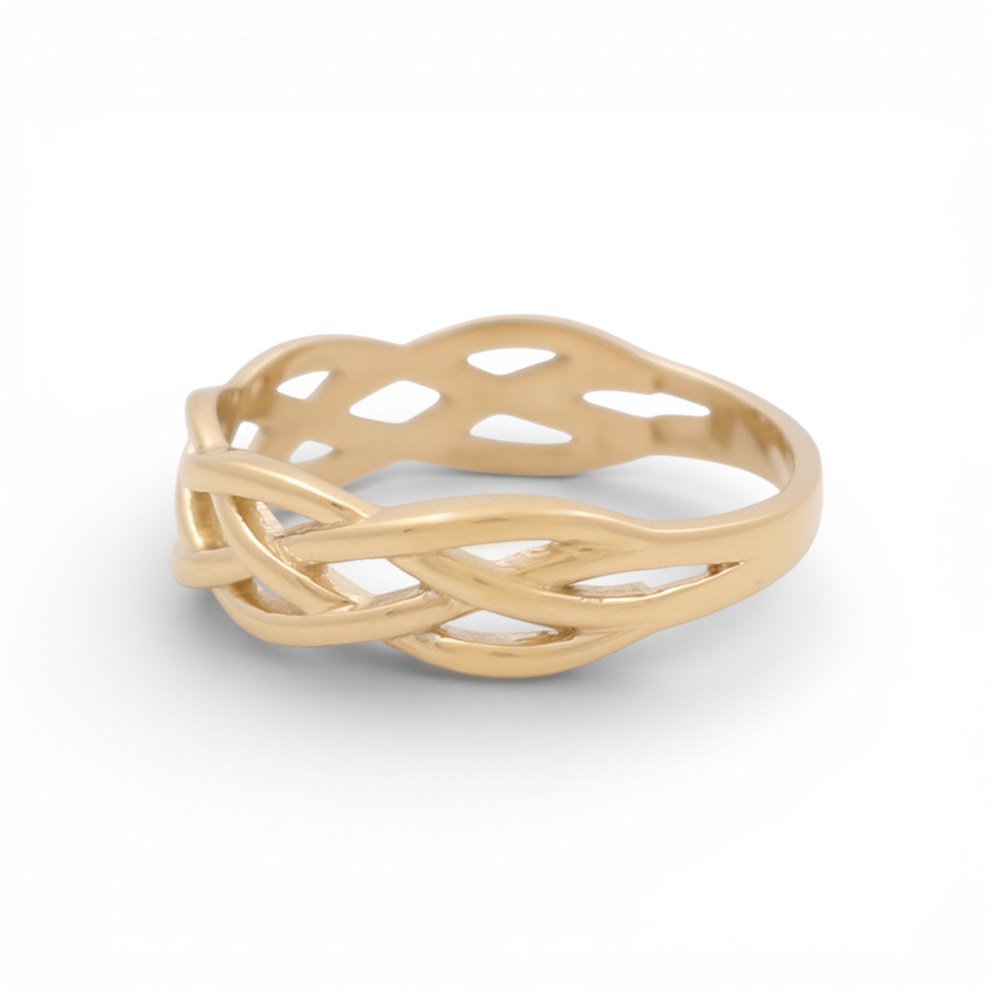 14K Yellow Gold Fashion Women's Ring / Size: 7 / Weight: 2.8 GR / P02R-587