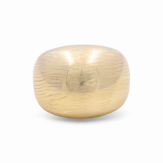 10K Yellow Gold Dome Illusion Women's Ring / Size: 7.5  / Weight: 3.5 GR / DQWR0FS-15