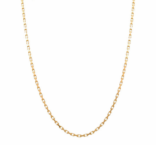 14K Yellow Gold Solid Italian Fashion Chain / Size: 3mm 24" / Weight: 20.3 GR / 762-51120