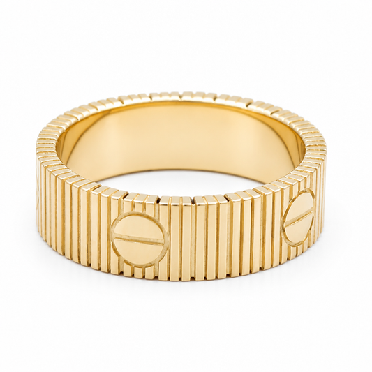 10K Yellow Gold Fashion CT Women's Ring / Size: 7 / Weight: 2.5 GR / DQWR0CT-2