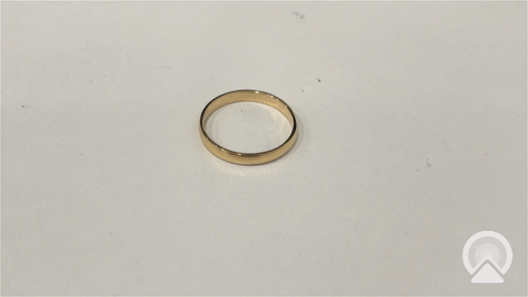 14K Yellow Gold Men’s Wedding Band / Size:9.5 / Weight: 2.6GR / 351-60410