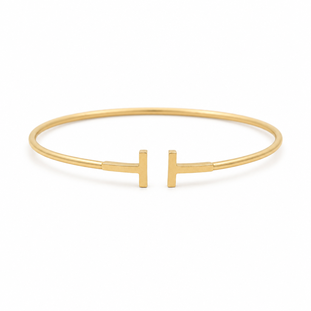 14K Yellow Gold Fashion Tiffany Bracelet / Size: / Weight: 3.4 GR / DQBB4TF-1