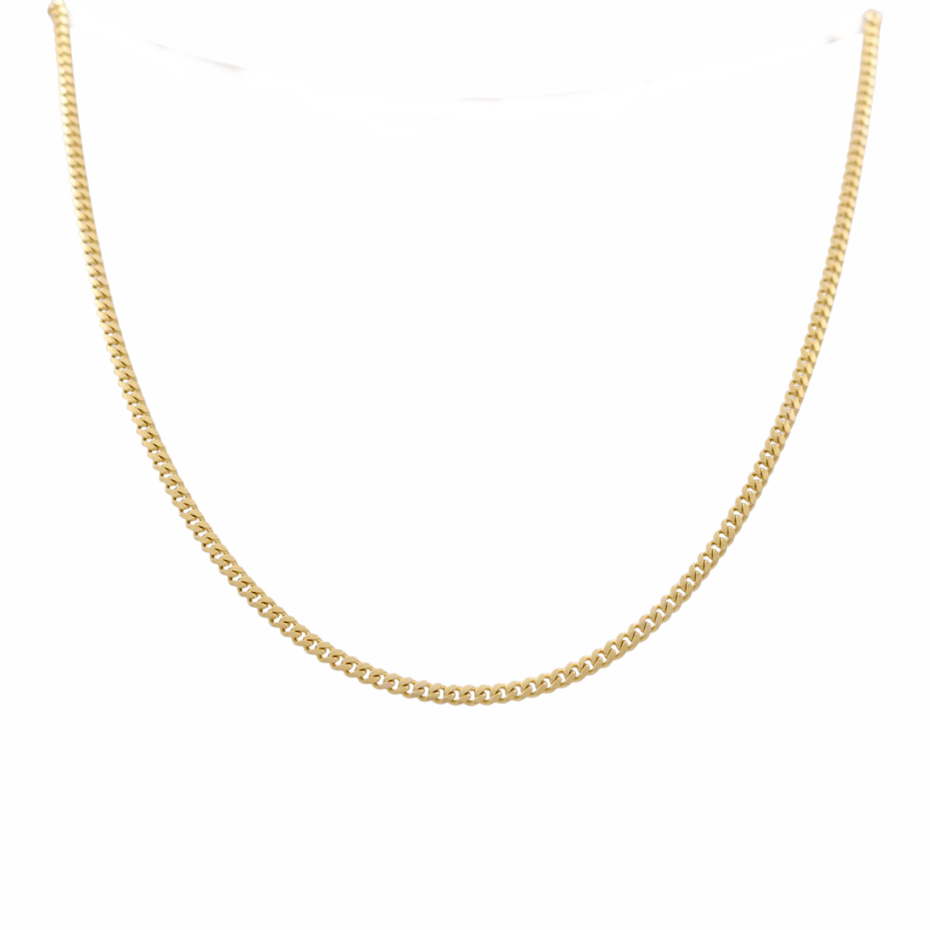 10K Yellow Gold Solid Cuban Link Chain / Size: 4mm 22" / Weight: 23.9 GR / SCCACH0CL4-22