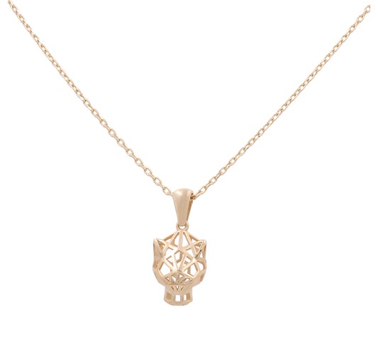 14K Yellow Gold Panther Chain / CZ / Size: 22” / Weight: 6.7 GR / CLCH4PT