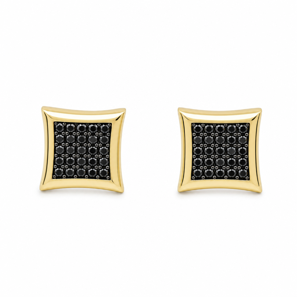14K Yellow Gold Fashion Stud Earrings / Weight: 1.7 GR / DOES4FS-5