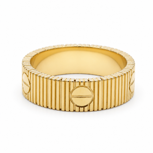 10K Yellow Gold Fashion Women's Ring / Size:7 / Weight: 2.5 GR / DQWR0CT-2