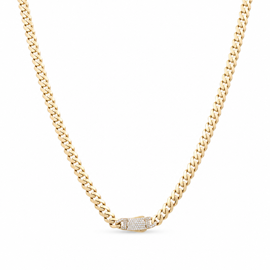 10K  Yellow Gold Monaco Chain / Size: 6mm-20'' / Weight: 11.5 GR / DOCH0MON6-20