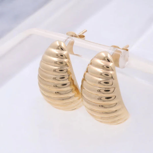 14KT Yellow Gold Fashion Earrings COES4FS-13