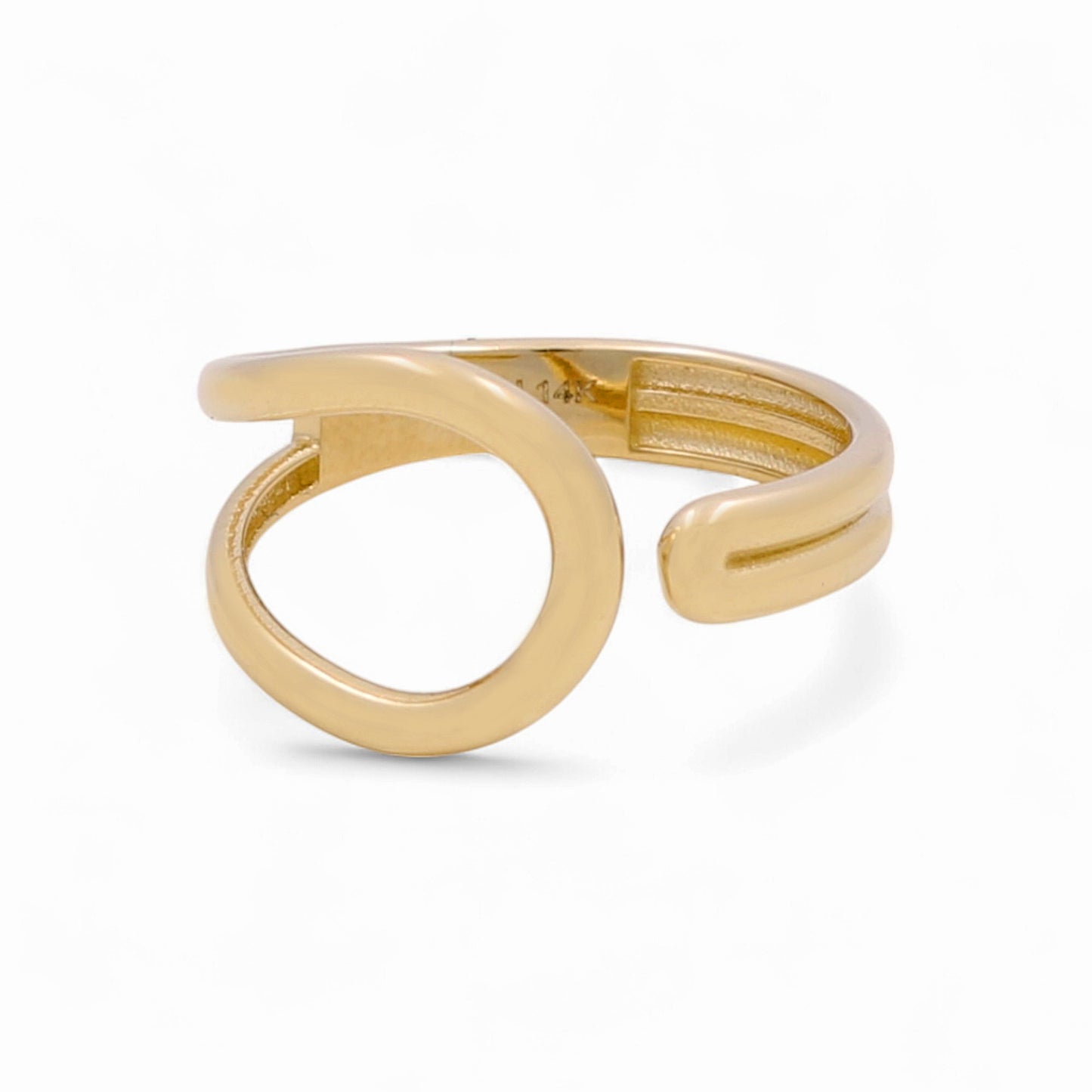 14K Yellow Gold Fashion Women's Ring / Size: 7 / Weight: 1.8 GR / DPWR4FS-21