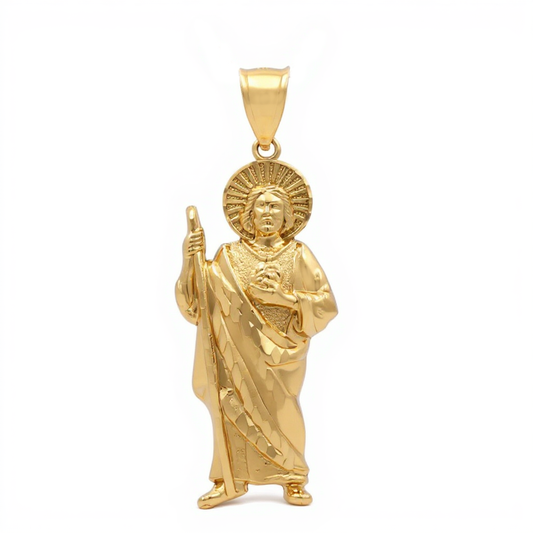 10K Yellow Gold San Judas Pendant / Weight: 6 GR / BCAPD0SJ