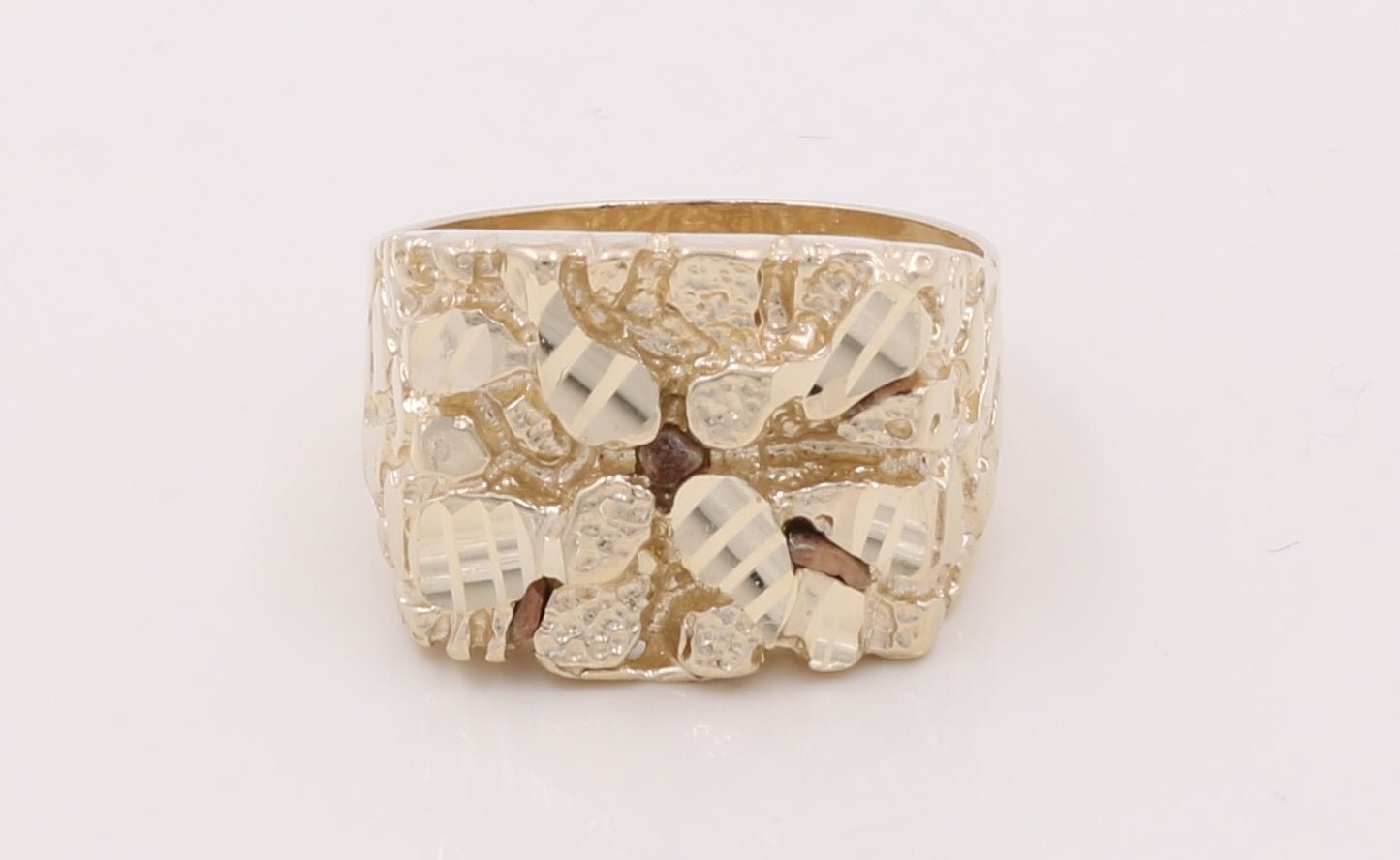 CCMR4FS-5 14k C Size 9.5sz Weight 8.2gr Fashion Men's Ring