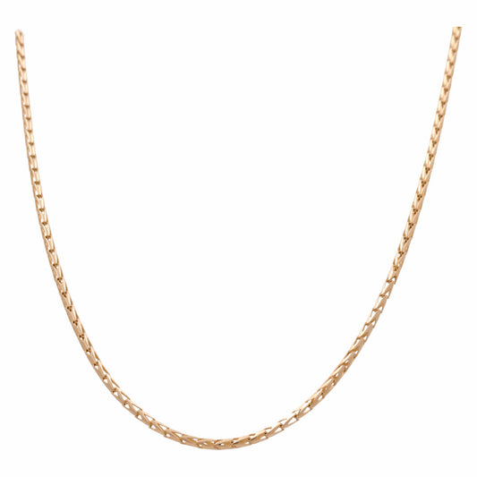 14K Yellow Gold Fashion Link Chain / Size: 24” / Weight: 15.6 GR / DQCH4FS-1