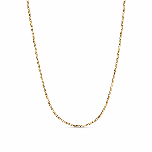 14K Yellow, White and Rose Gold Solid Marine Chain / Size: 2mm 20'' / Weight: 2.8 GR / FCEECH3T4MR2-20
