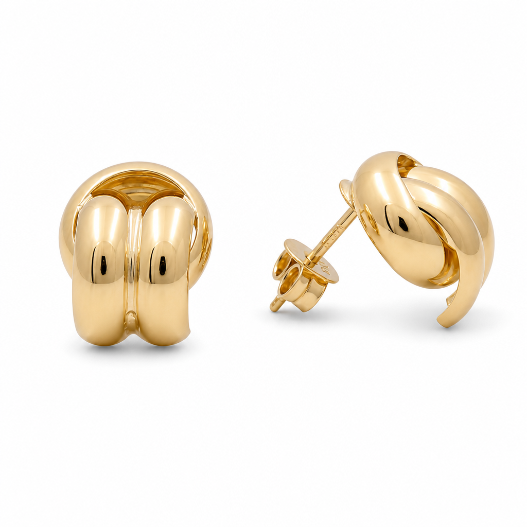 10K Yellow Gold Fashion Earrings / Weight: 2.1GR / ORC173