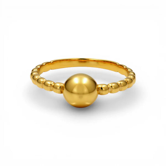 10K Yellow Gold Fashion Women's Ring / Size:9 / Weight: 1.8gr / DQWR0FS-58