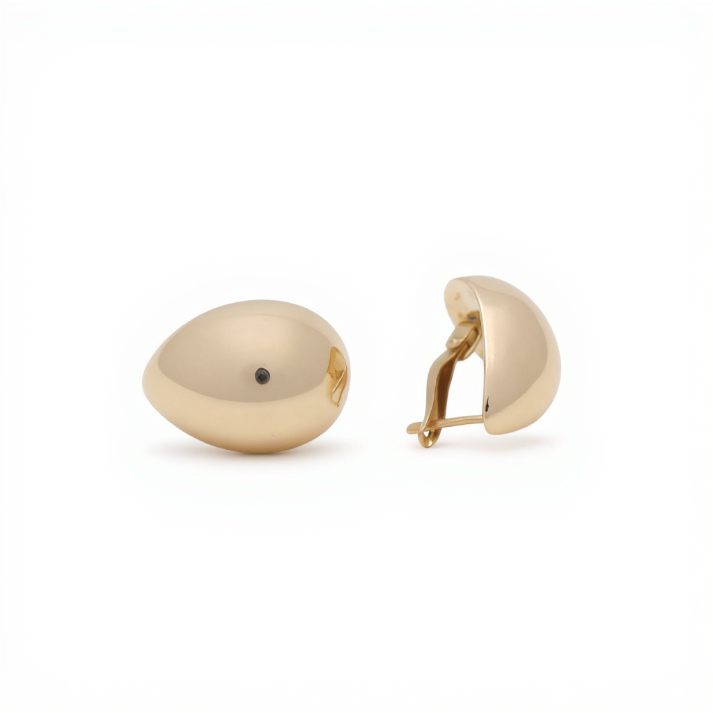 10K Yellow Gold Fashion Women's Drops Earrings / Weight: 3.1 GR / CQED0FS