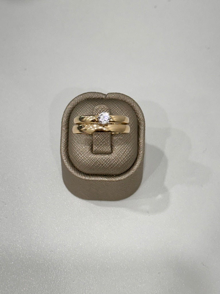 14K Yellow Gold Wedding Women's Ring / Weight: 5gr