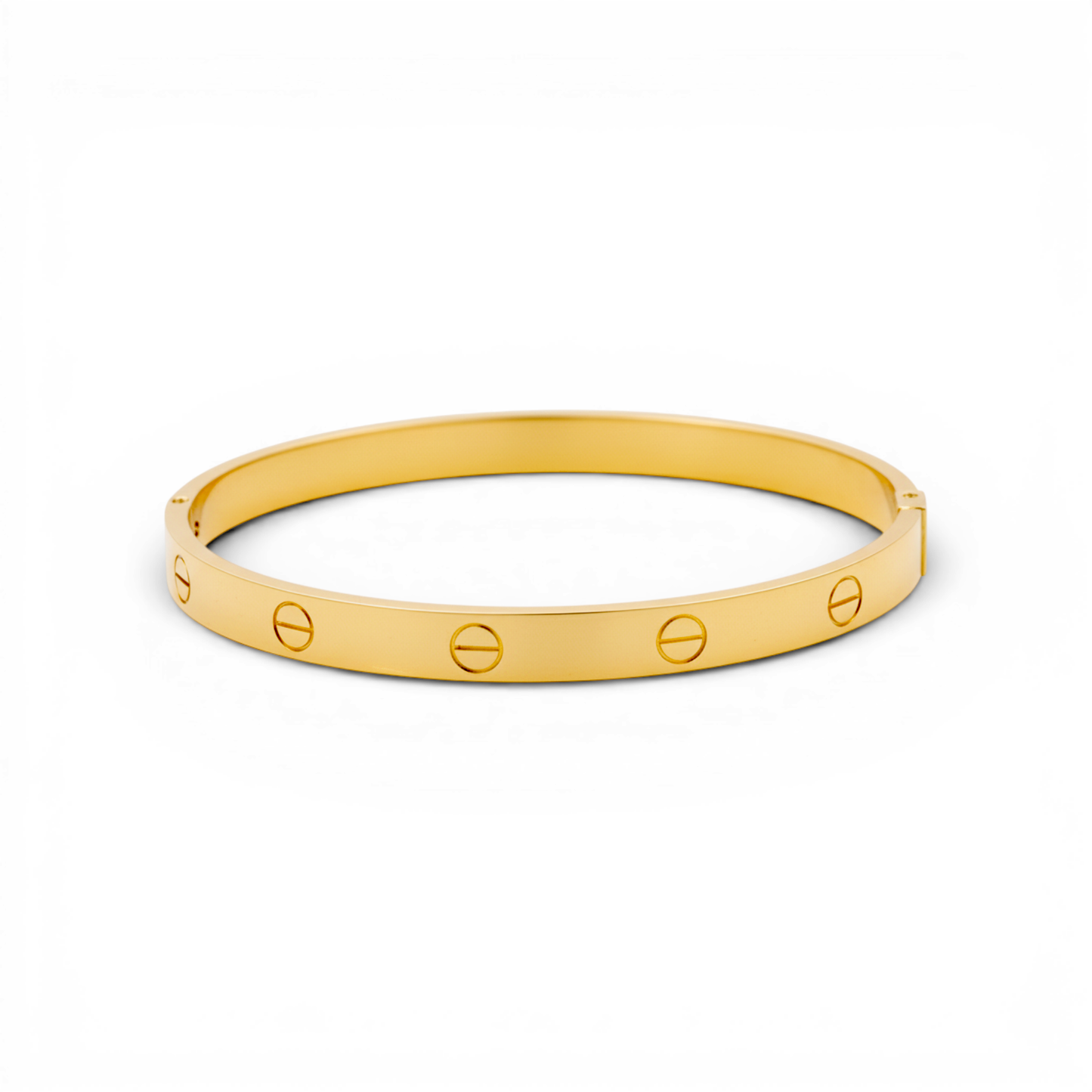 10K Yellow Gold Semisolid Fashion CT Bangle Bracelet / 5MM sz19 / Weight: 6.6 GR / CQBB0CT