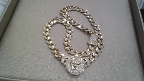 10K Yellow Gold Woman's Fahion Necklace VS / Size: 16" / Weight: 30.6gr / CCNK0VS