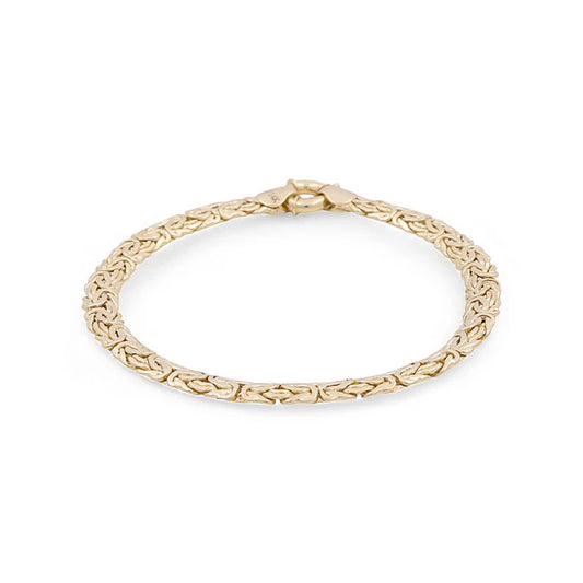 10K Yellow Gold Women's Byzantine Link Bracelet / Size: 7.5" / Weight: 5.6 GR / P10S-62