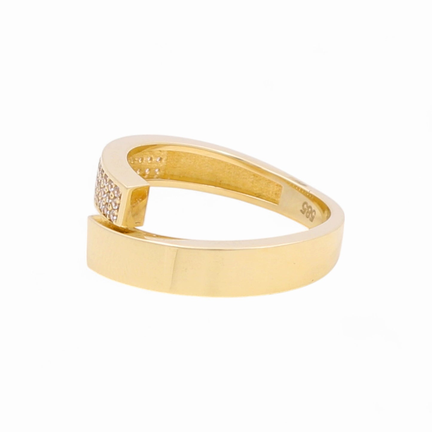 14k Fashion Women's Ring with Cz / Weight: 3.6 GR /  COWR4FS-38
