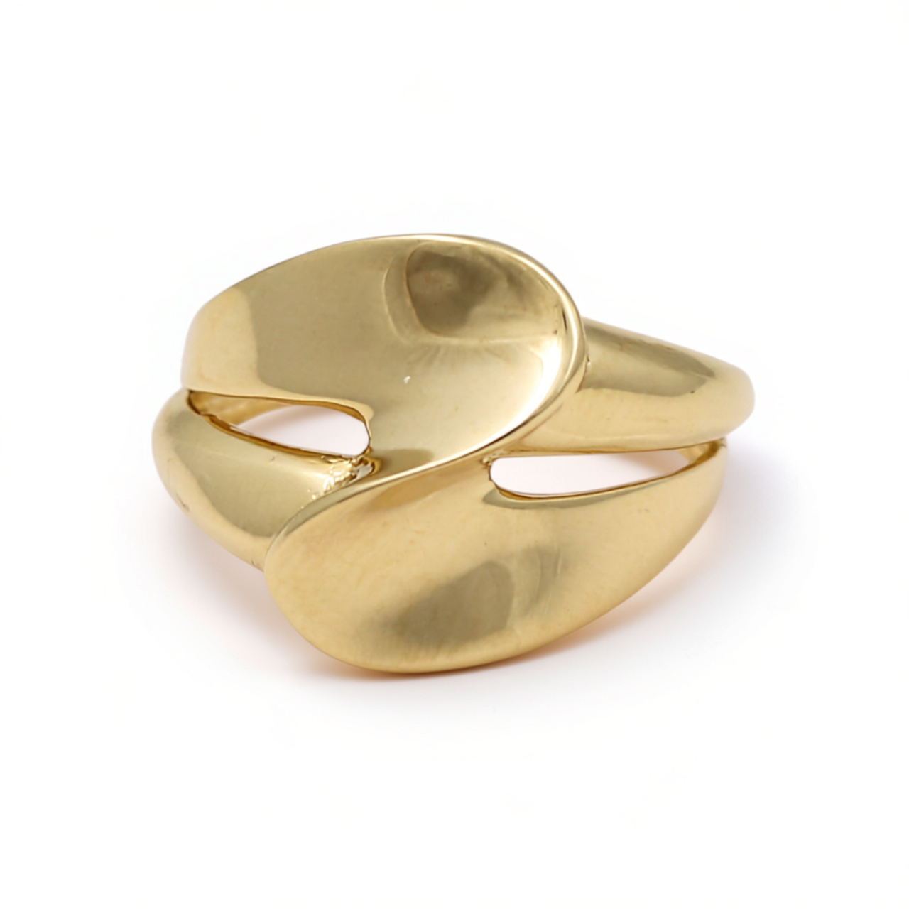 10K Yellow Gold Fashion Women's Ring / Size: 7 / Weight: 2.8 GR / P02R-1103