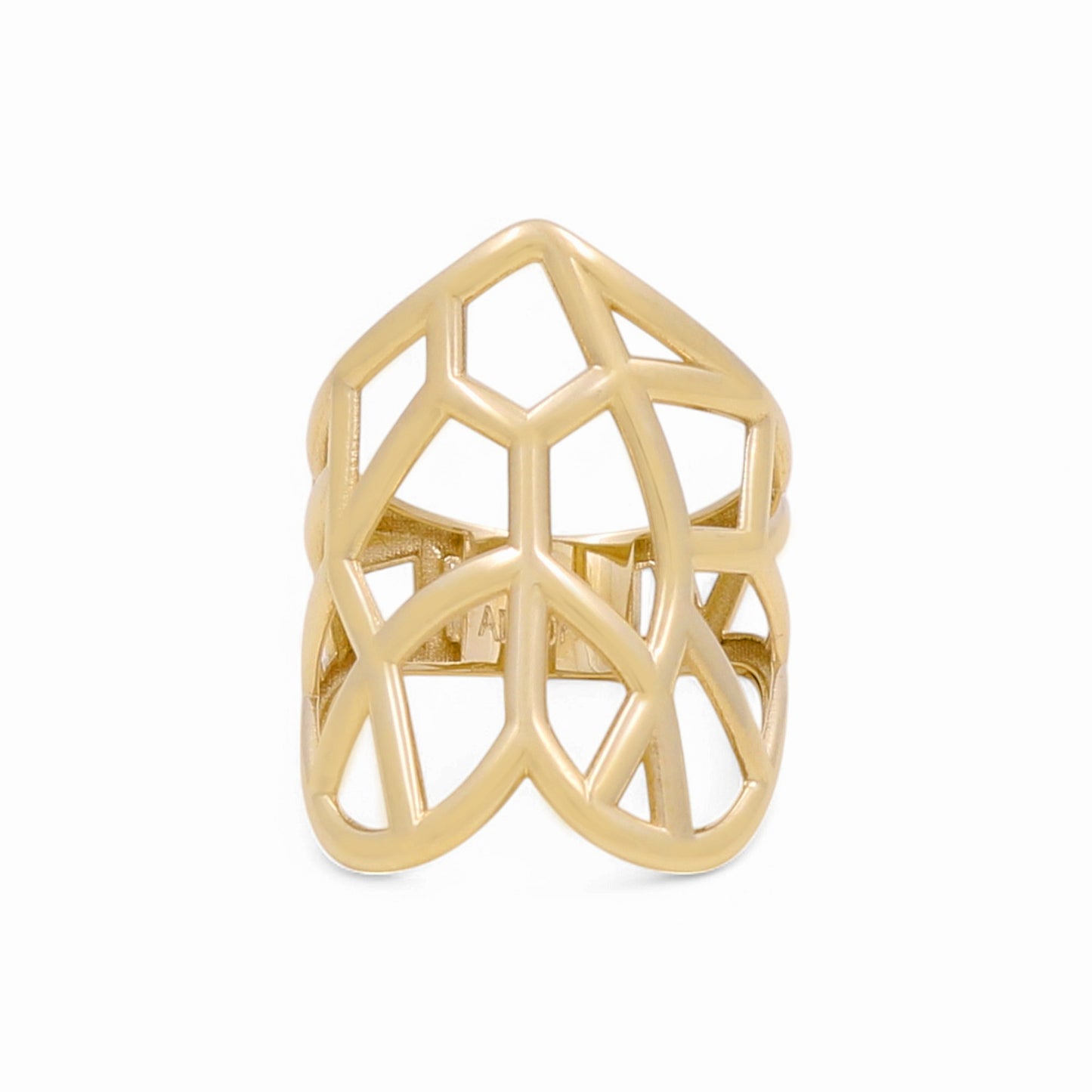 10K Yellow Gold Fashion Women's Ring / Size: 7 / Weight: 2.7 GR / Y24-820
