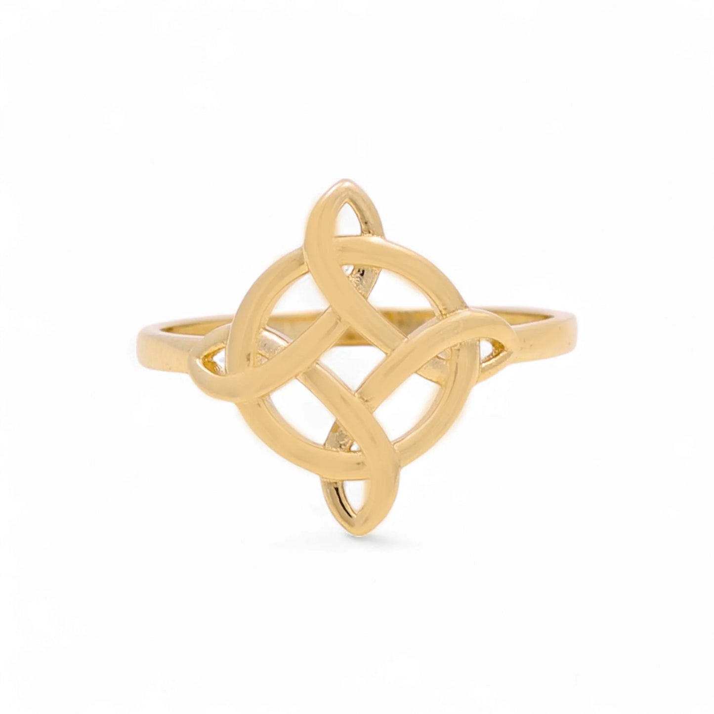 14K Yellow Gold Fashion Women's Ring / Size: 8 / Weight: 1.6 GR / DQWR4FS-12